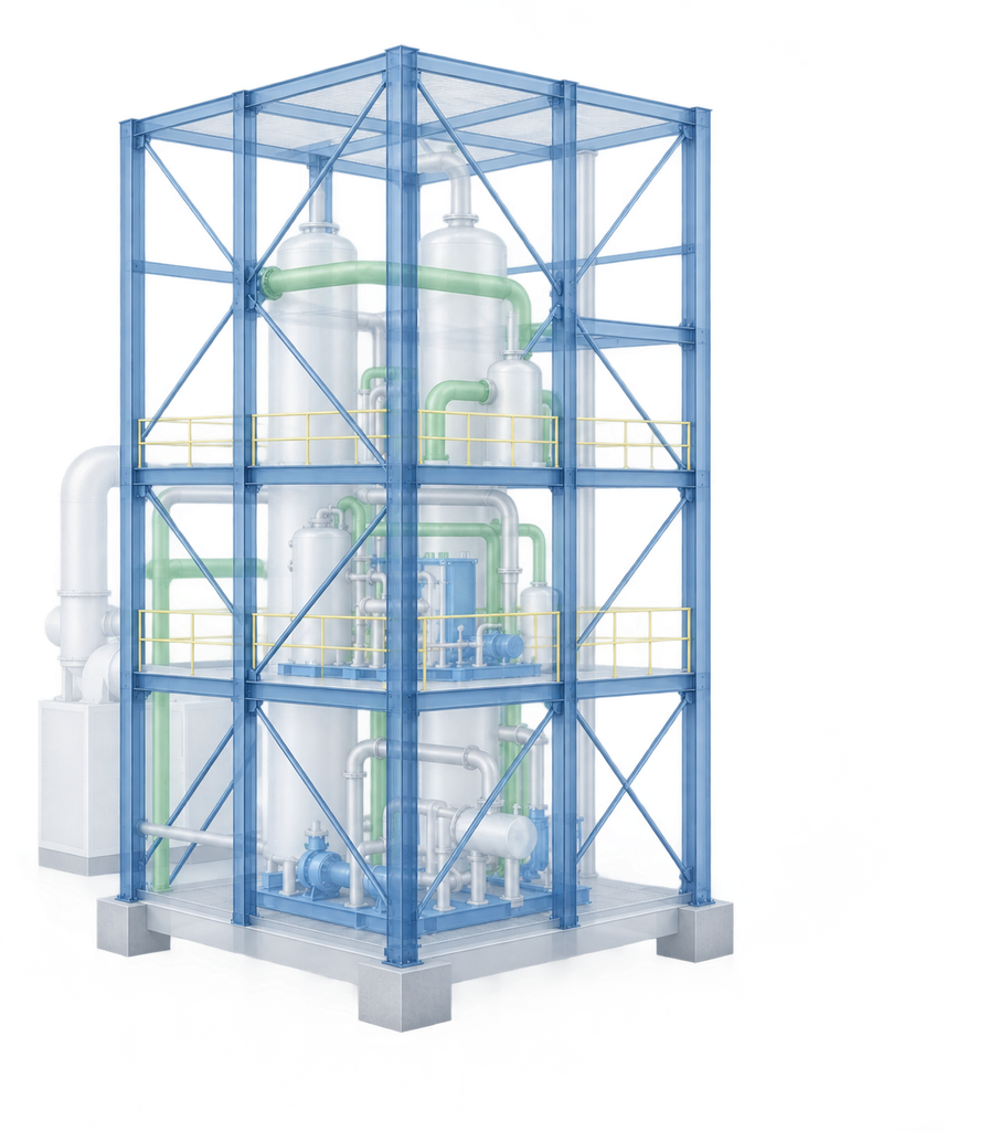 CO2 capture engineering plant by NAMTA